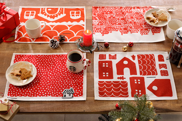 スタバ_クリスマスカード_発売日_特性テーブルマット