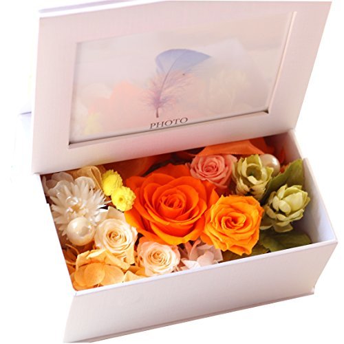 勤労感謝の日のプレゼントランキング_プリザードフラワー_Azurosa フォトフレームプリザーブドフラワー