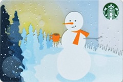 スタバ_クリスマスカード_発売日_2012年バージョンのスノーマンカード