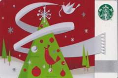 スタバ_クリスマスカード_発売日_2011年バージョンのクリスマスツリーカード