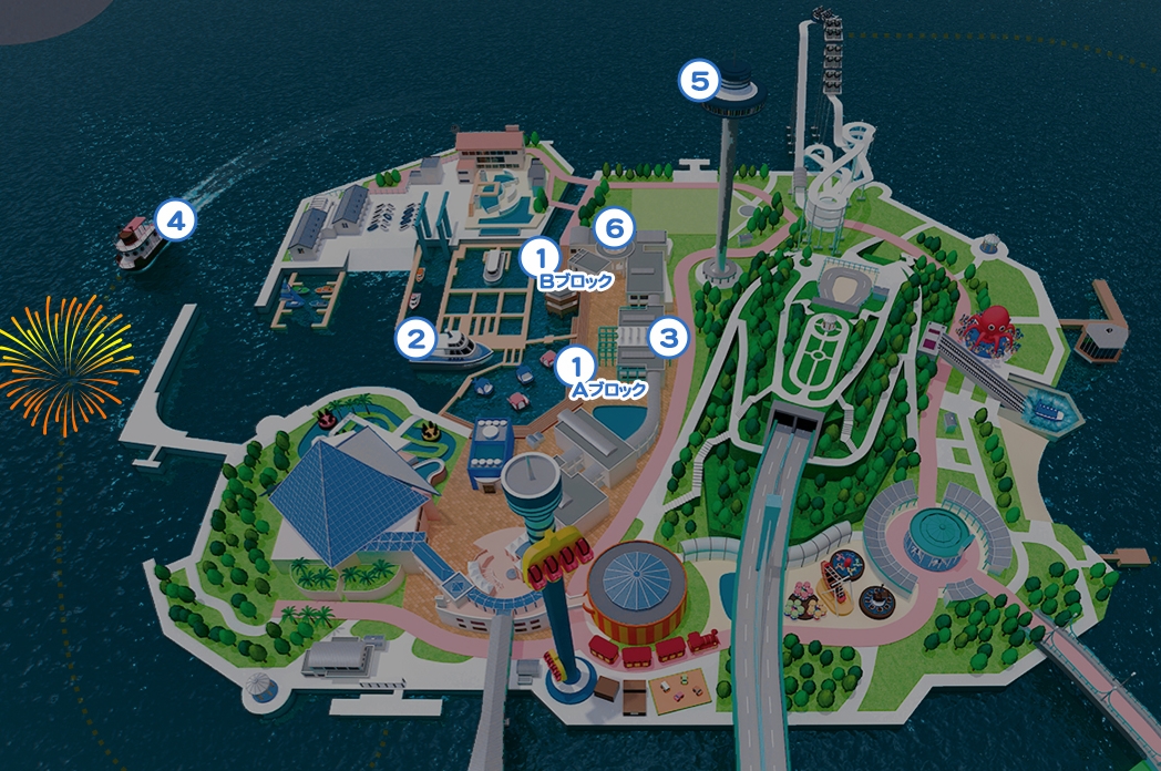 横浜・八景島シーパラダイスクリスマス「花火シンフォニア」特別観覧席