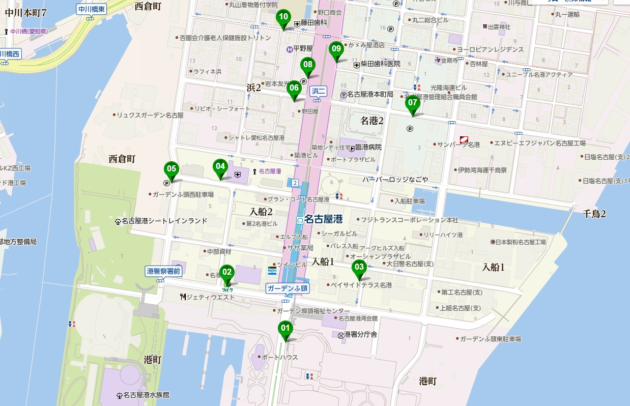 ISOGAI花火劇場つどいの広場穴場は?混雑状況は?屋台は?駐車場は?駐車場地図