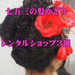七五三はお子さまの日本髪に似合う髪飾りをレンタルしましょう!