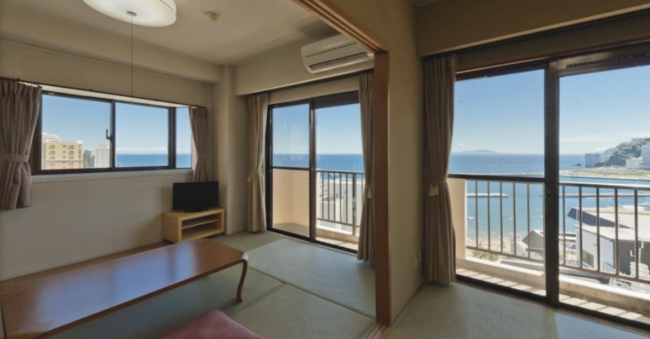 熱海海上花火大会が見られるホテル・旅館16選_グランビュー熱海_グランビュー熱海海が見える部屋和室01