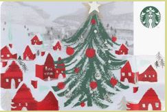 スタバ_クリスマスカード_発売日_2016年バージョンのクリスマスツリーカード