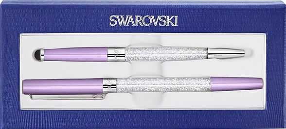 勤労感謝の日のプレゼントランキング_スワロフスキーボールペン_CRYSTALLINE STARDUST タッチペン＆ローラーボールペンセット