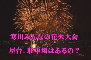 寒川みんなの花火大会に屋台はあるの？駐車場は？