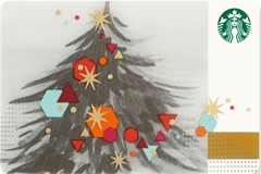 スタバ_クリスマスカード_発売日_2014年バージョンのクリスマスツリーカード