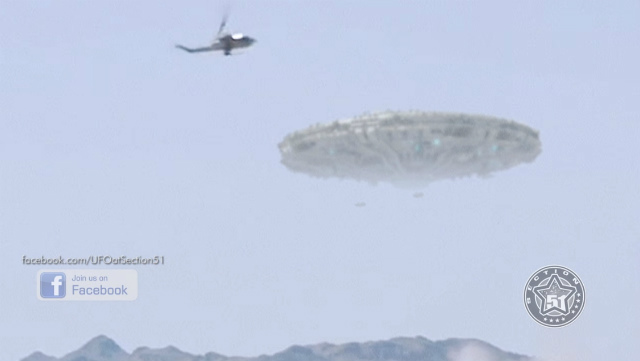 Section51 2.0衝撃超大母船型UFO！の極秘映像リーク！？2機の宇宙船！