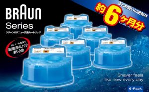 ブラウン アルコール洗浄液 メンズシェーバー用 6個入り CCR6 CR 正規品