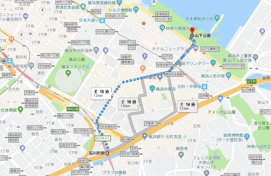 山下公園へのアクセス方法を徹底解説。電車、バス、船で楽に楽しく行く方法